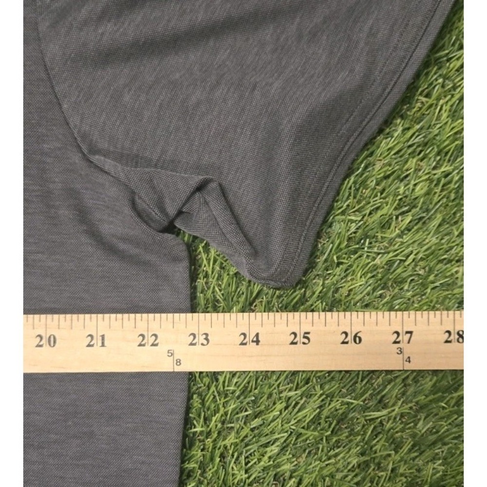 Travis Mathew Performance Stretch Golf Polo Shirt Mens XL Charcoal Heather - Picture 7 of 8